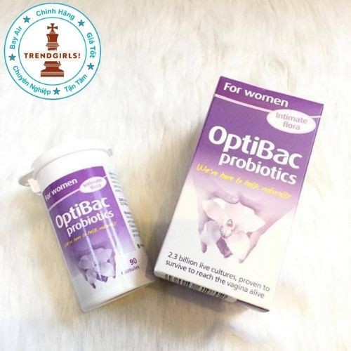 Men vi sinh Optibac Probiotics For Women, Anh quốc (30v + 90v) cho phụ nữ phòng ngừa và làm dịu viêm nhiễm vùng kín