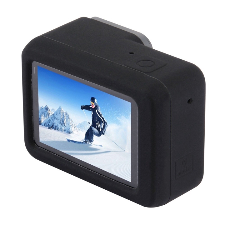 Vỏ cao su silicon chống sốc cho GoPro Hero 6 5 black_Tặng kèm cáp đậy