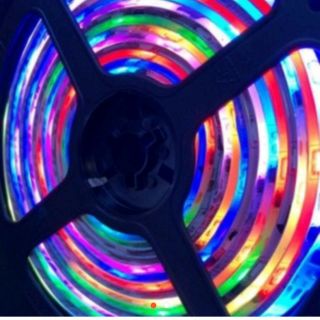 Led đuổi 12v RGB 7 màu không dùng điều khiển 5m/cuộn