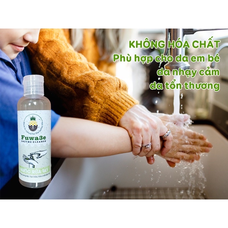 Nước rửa tay kháng khuẩn vỏ quýt Fuwa3e 100% hữu cơ 100ML | BigBuy360 - bigbuy360.vn