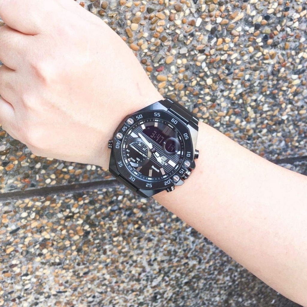 Đồng Hồ Nam Dây Thép Casio Edifice ECB-10DC-1ADF Chính Hãng ECB-10DC-1A