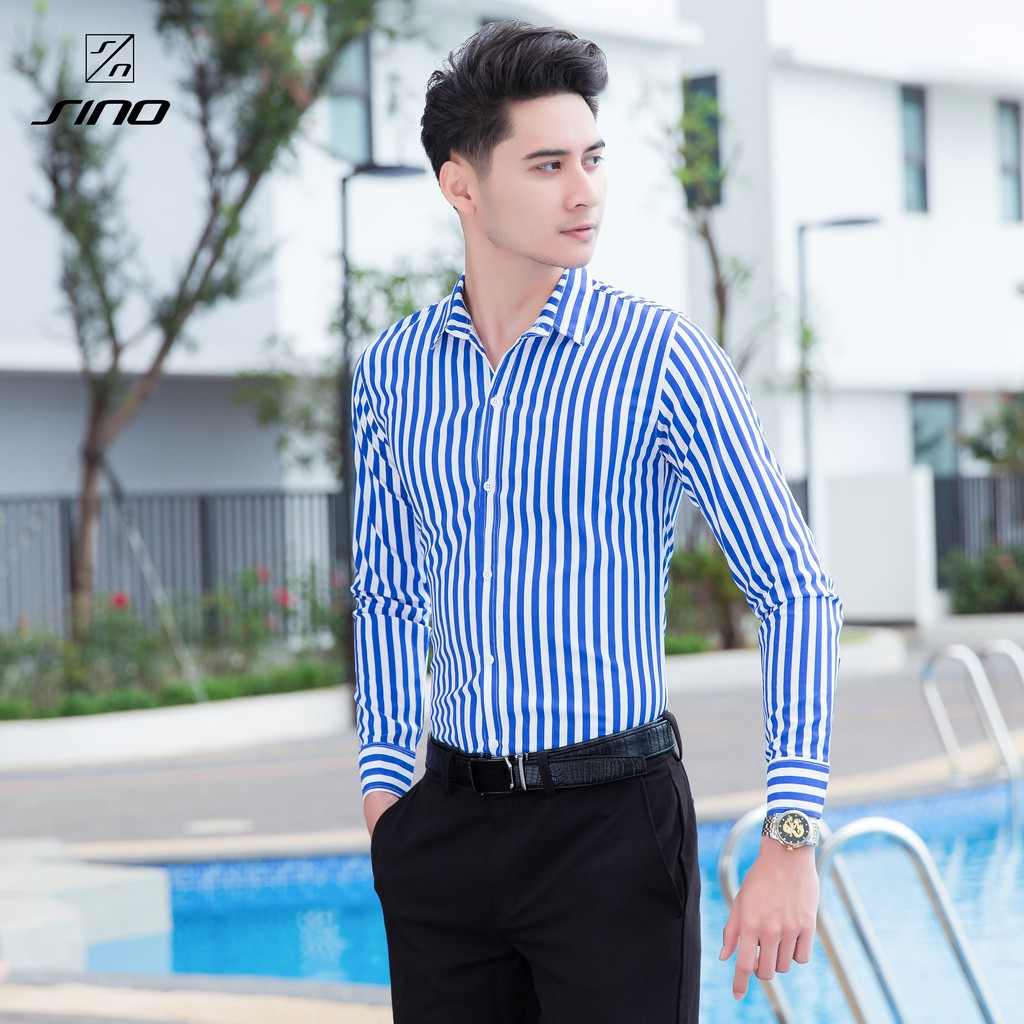 (TRỢ GIÁ) Áo Sơ Mi Nam Dài Tay - Vải Lụa 3D Không Phai, Không Xù Cao Cấp AD00008 | BigBuy360 - bigbuy360.vn