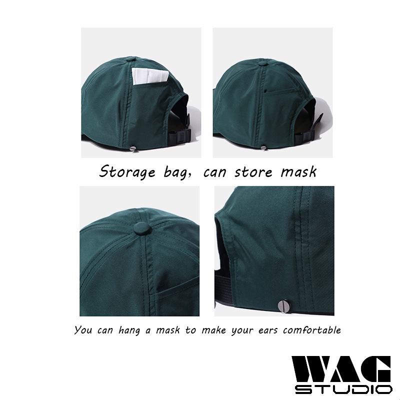 Mũ Lưỡi Trai Màu Trơn Thêu Chữ Cá Tính Cho Nam Và Nữ