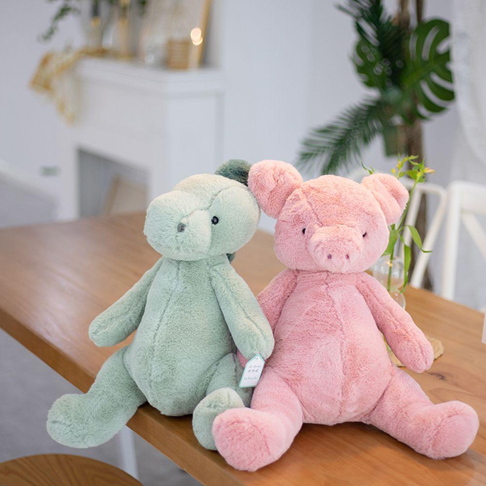 Đồ chơi nhồi bông Hình Khủng Long / Heo Mềm Mại Dễ Thương Dùng Làm Quà Tặng