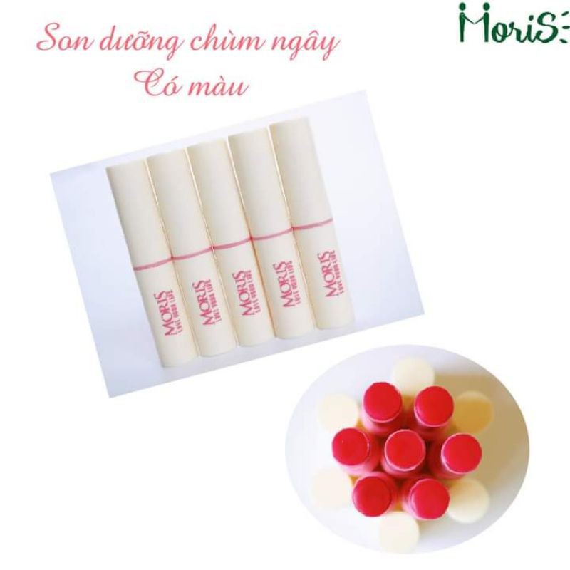 Son Dưỡng Màu Chùm Ngây Moris lên màu nhẹ nhàng cá tính dưỡng ẩm môi