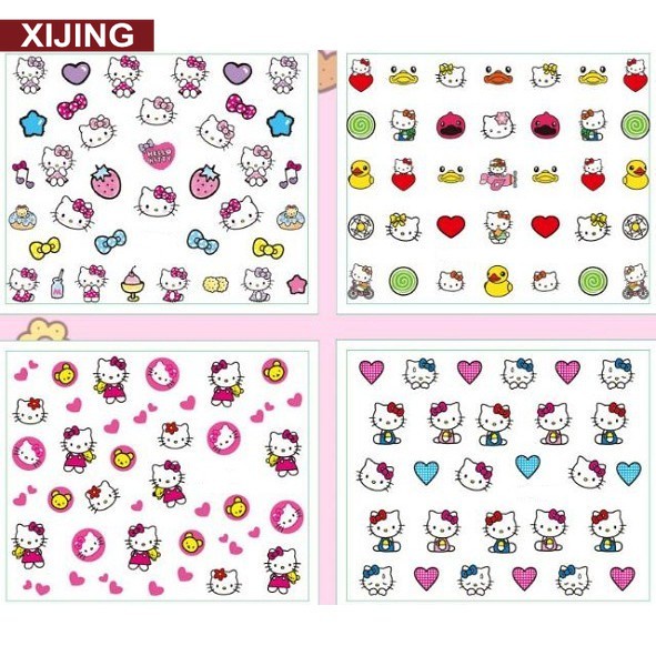 【COD】Decal Nước Họa Tiết Hoạt Hình Trang Trí Móng Tay Cho Bé