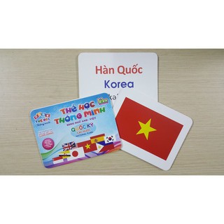 Thẻ Học Flsahcards Cho Bé Học Tiếng Anh Chủ Đề Quốc Kỳ Các Nước,Thẻ Học Thông Minh BiBo