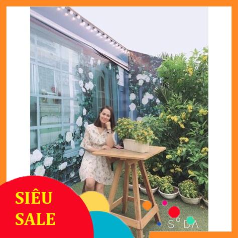 ( Hàng order ) Váy hoa nhí vải voan - sẵn trắng s  hagauorder hagauorder | BigBuy360 - bigbuy360.vn