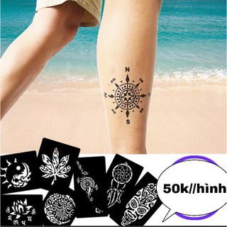 01 miếng khuôn vẽ henna
