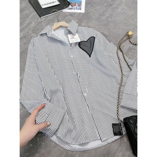 Áo bầu sơ mi trắng công sở