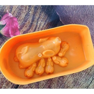 Khuôn 300g bầy heo bánh trung thu gõ  đàn heo bánh nướng dẻo rau câu- Moon cake