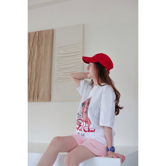 Áo thun Unisex Form Rộng Girl Style 100% Cotton Cao Cấp BGS041 - Local Brand Bad Guys Chính Hãng