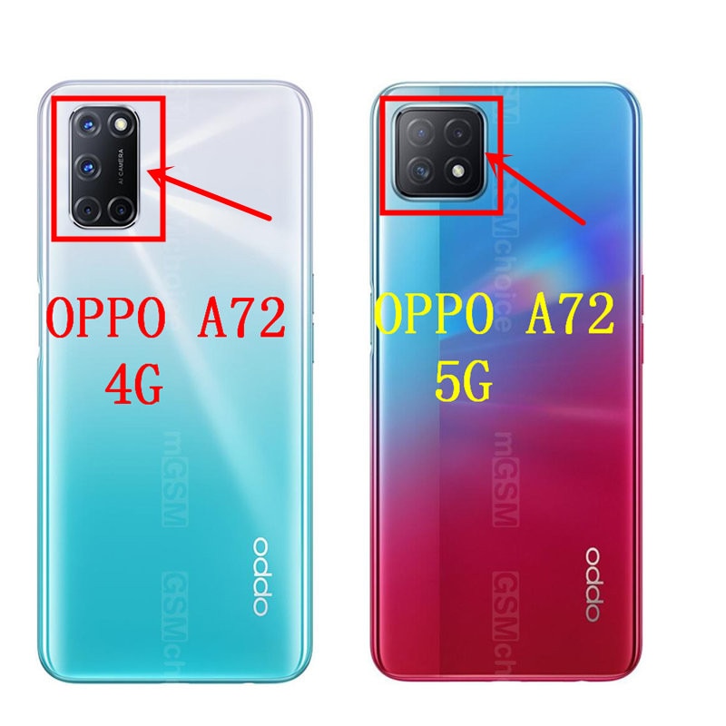 Mobile Bao Da Điện Thoại Nắp Lật Kèm Ngăn Đựng Thẻ Khóa Nam Châm Cho Oppo A72 A52 A92 4g