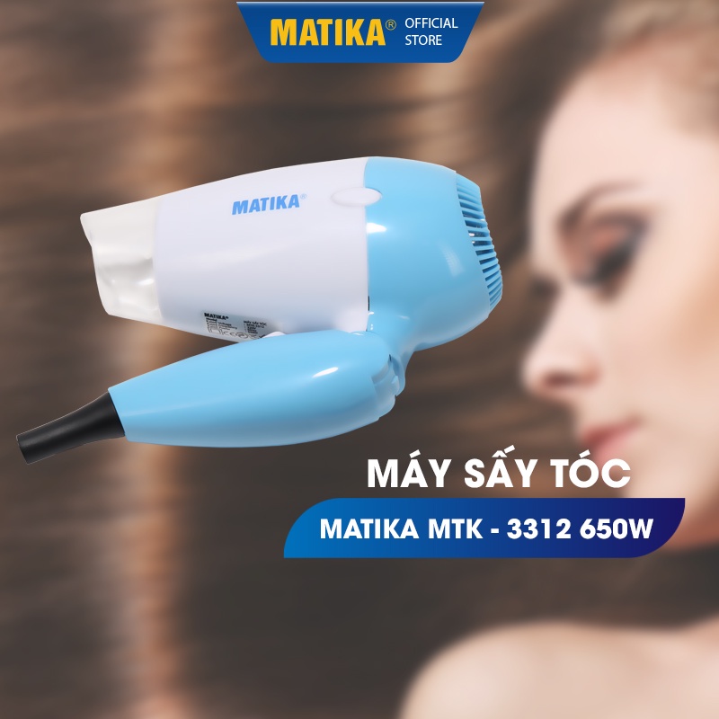 Máy Sấy Tóc Mini MATIKA 650W MTK-3312