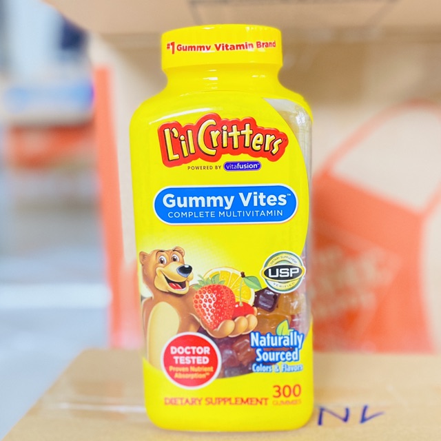 Kẹo dẻo gấu cho bé Gummy LilCritters [HÀNG MỸ]