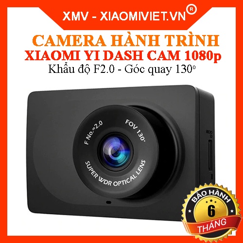 Camera hành trình Xiaomi Yi Dash Cam 1080p - Bảo hành 6 tháng - Phiên bản nội địa