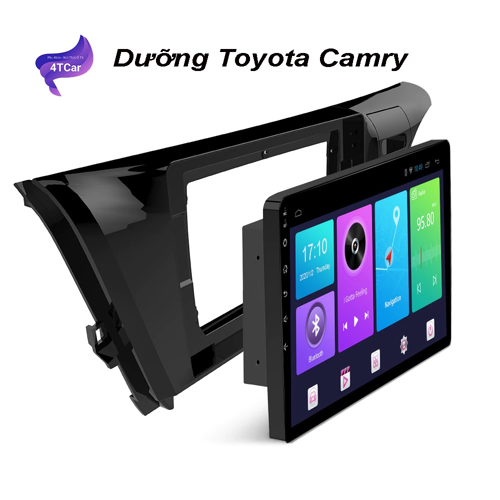 mặt nạ dưỡng xe Toyota Camry 18-19 lắp màn android 9inch