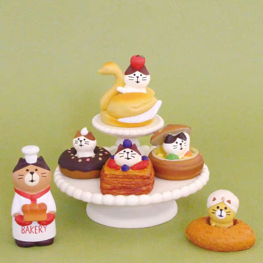 Vật trang trí hình thú vật bằng nhựa resin tinh tế cho trẻ nhỏ