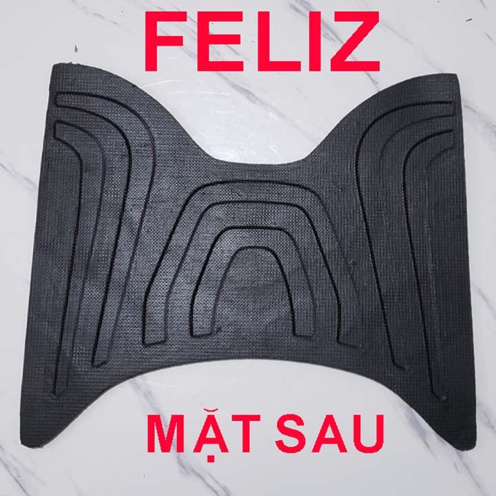 THẢM LÓT CHÂN XE MÁY ĐIỆN VINFAST FELIZ  ĐEN DÀY