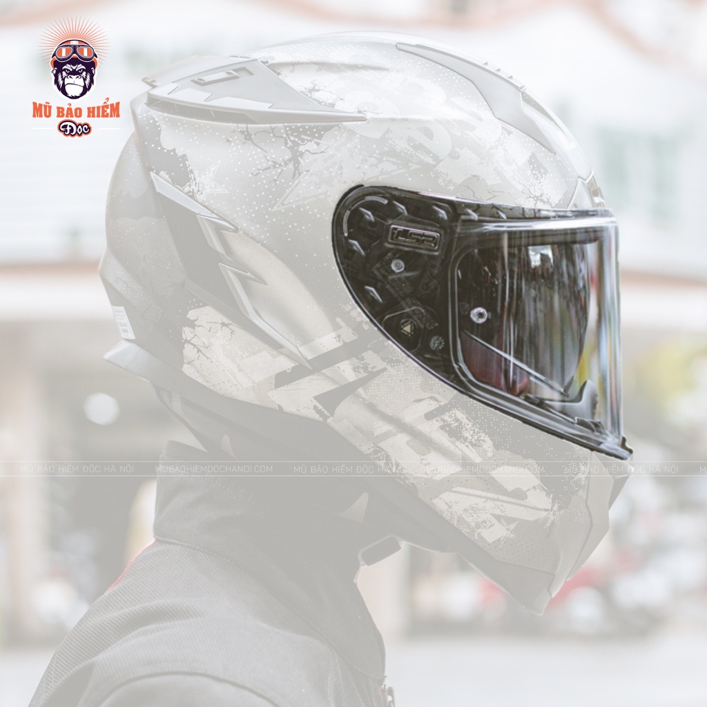 Kính Thay Thế Mũ Bảo Hiểm Fullface LS2 FF327 Challenger (Nhiều Màu)
