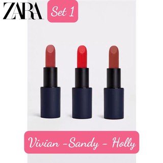 Set 3 son Zara matte