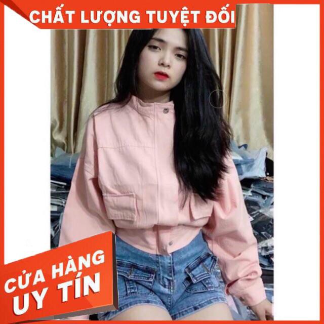 KHOÁC JACKET KAKI NÚT BẤM CỔ LỌ- clip shop tự quay | BigBuy360 - bigbuy360.vn