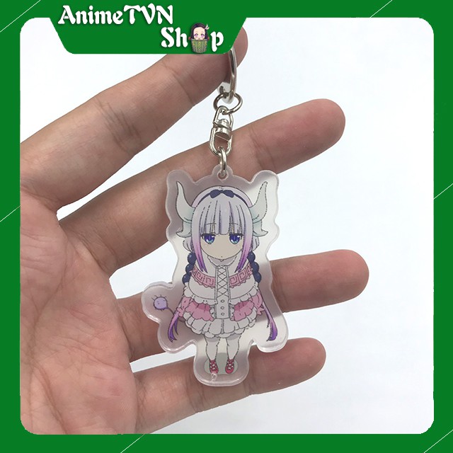 Móc khoá Mica anime Kobayashi-san Chi no Maid Dragon - Nhựa Cứng Acrylic In 2 mặt sắc nét ( ảnh thật )