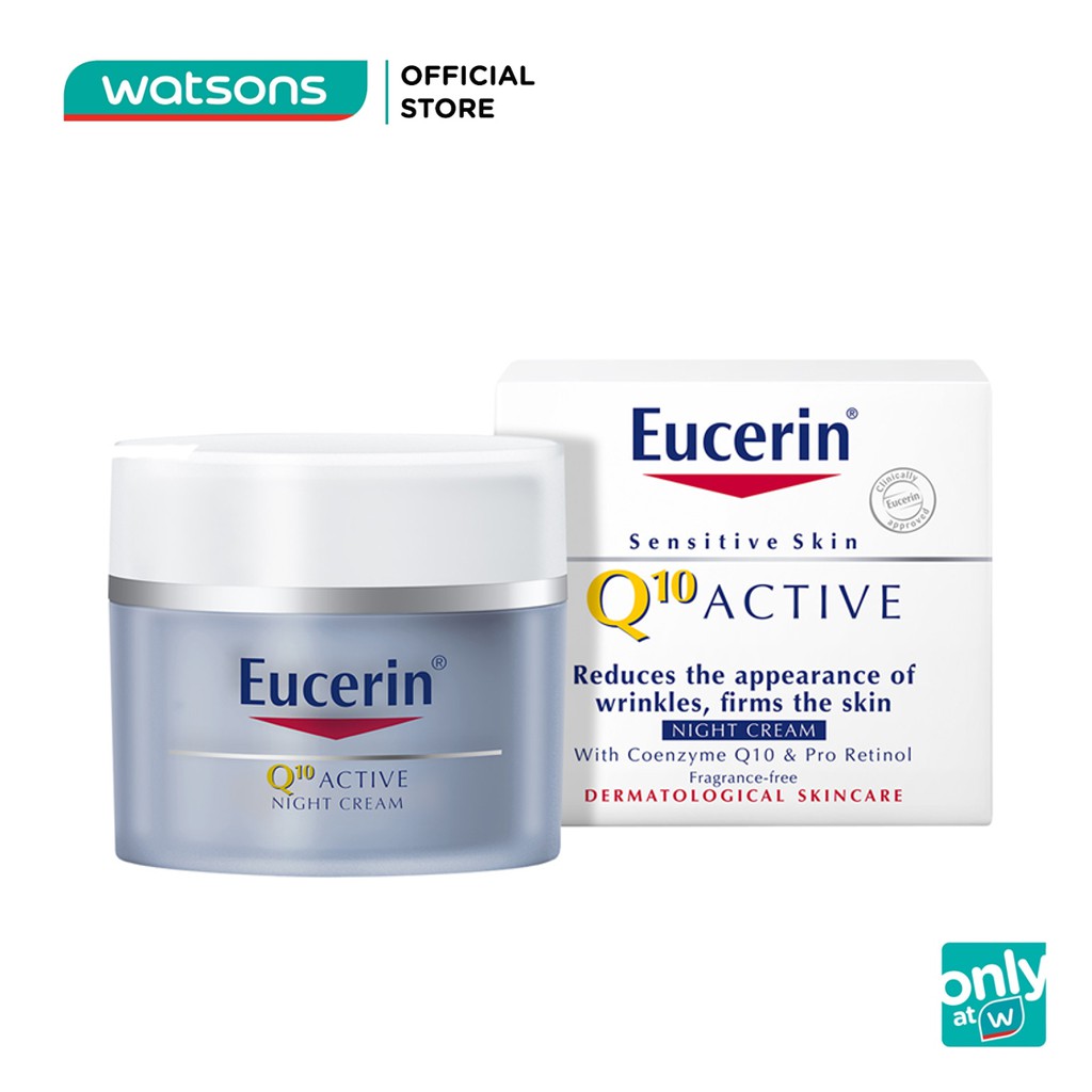 Kem Dưỡng Eucerin Q10 Ngăn Ngừa Lão Hóa Ban Đêm 50ml