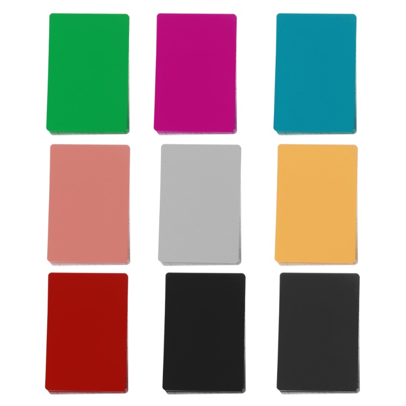 Set 50 Tấm Thẻ Tên Bằng Nhôm Bền Bỉ