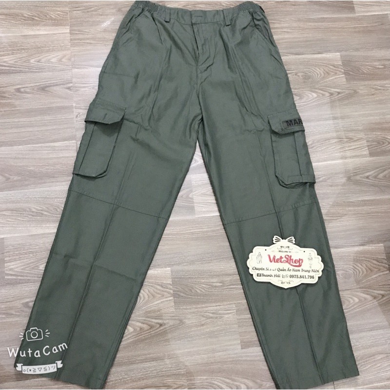Bộ quần áo lính mỹ nam trung niên chất kaki siêu đẹp