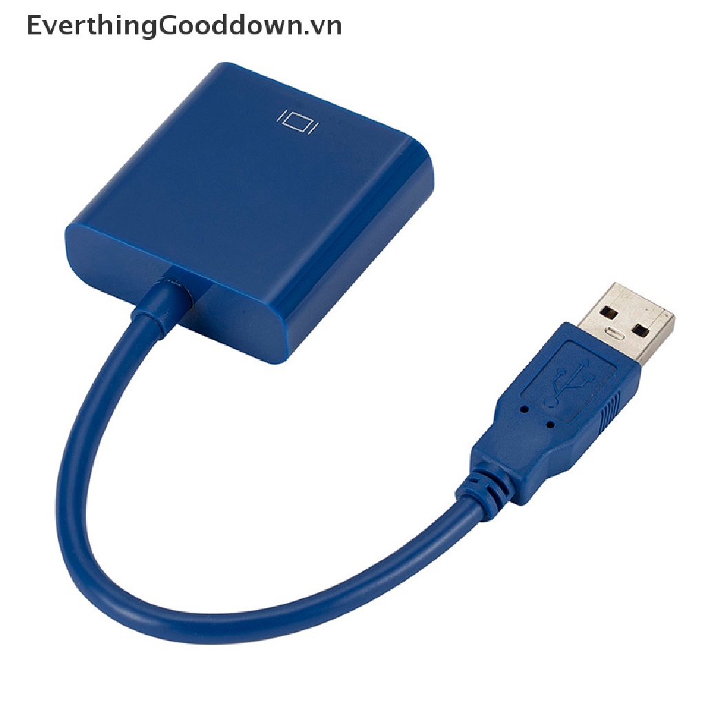 Bộ ChuyểN ĐổI Âm Thanh / Video USB 3.0 Sang Vga Cho Windows 7 / 8 / 10 PC 1080P