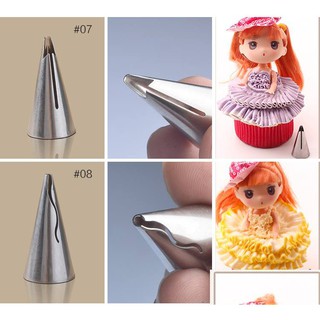 Set 7 đui bắt váy búp bê cao cấp