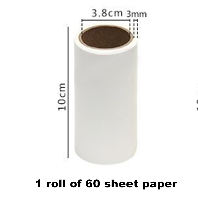 Cây Lăn Giấy Dính Loại Bỏ Xơ Vải 10cm 60 Tờ Tiện Dụng