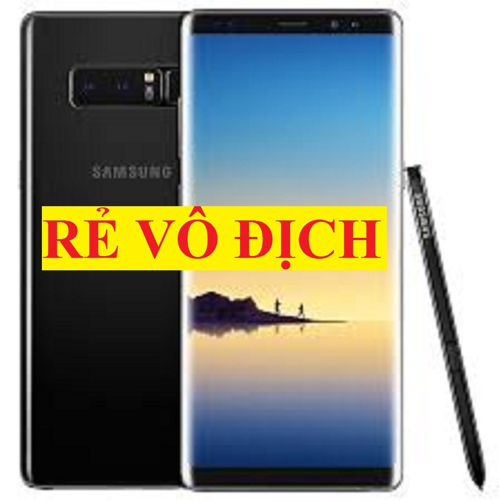 [Mã 229ELSALE hoàn 7% đơn 300K] điện thoại Samsung Galaxy Note 8 ram 6G/64G mới - Chơi Game mượt (màu đen)