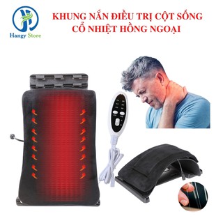 Khung nắn cột sống cổ nhiệt hồng ngoại kết hợp thảo dược hỗ trợ điều trị giảm đau thoát vị, thoái hóa đốt sống cổ