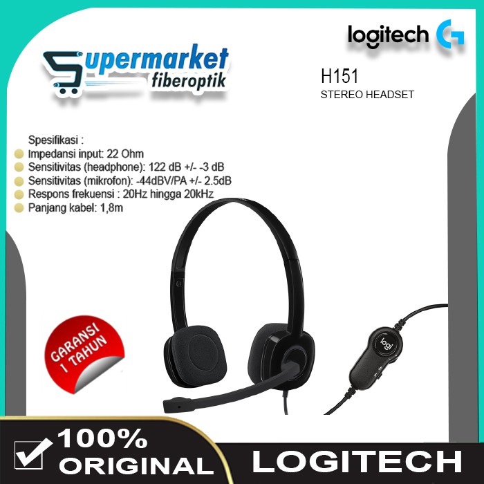 Tai Nghe Logitech H151 Tích Hợp Mic