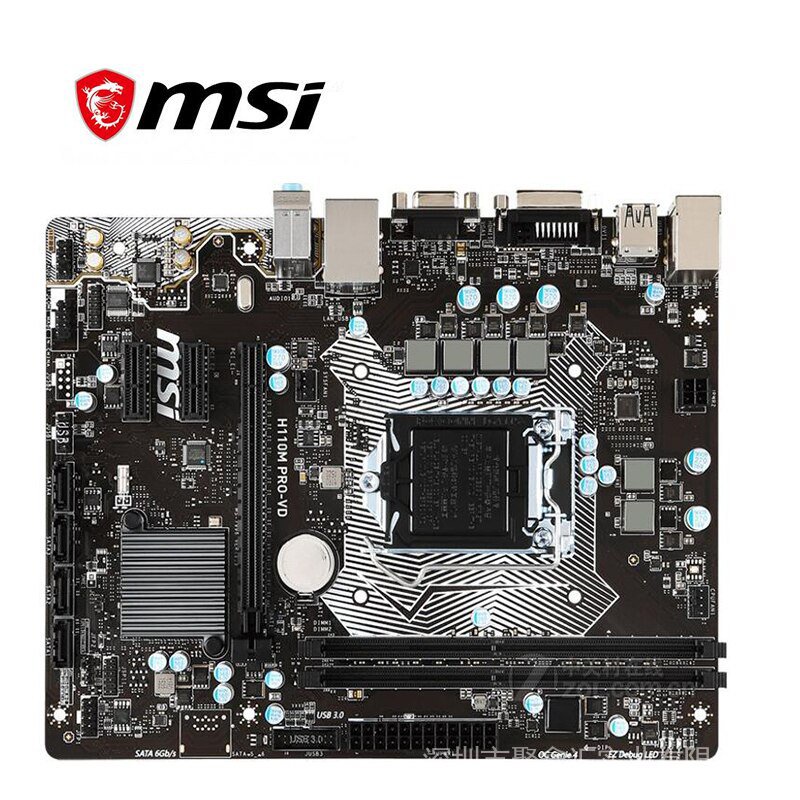 Dành Cho MSI h110m PRO-VD H110M PRO-V H110M PRO-D Để Bàn mainboard LGA 1151 DDR4 Cho Intel H110 h110