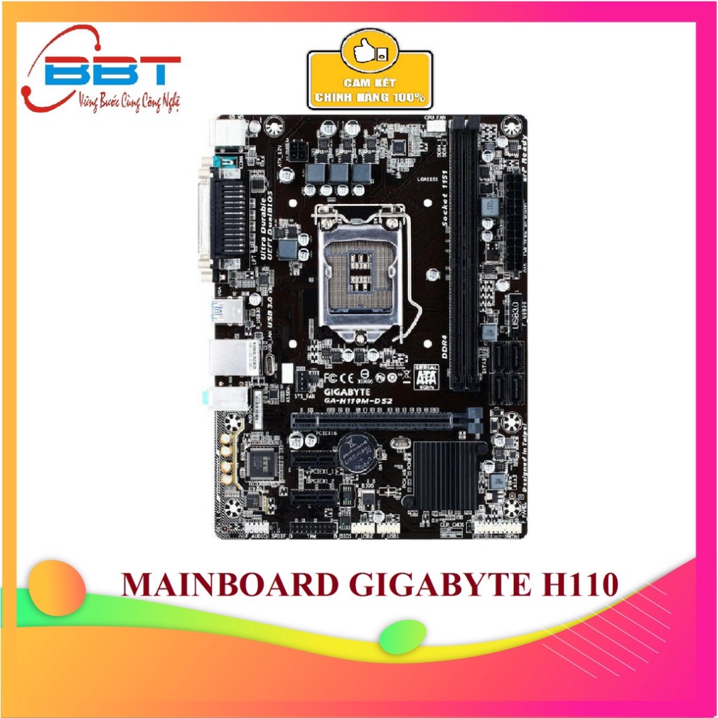 Main Giga H110M-DS2 tháo máy văn phòng