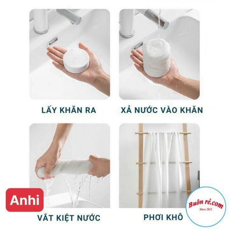 Khăn Tắm Nén Du Lịch bằng cotton tiện lợi dùng 1 lần 70*140CM