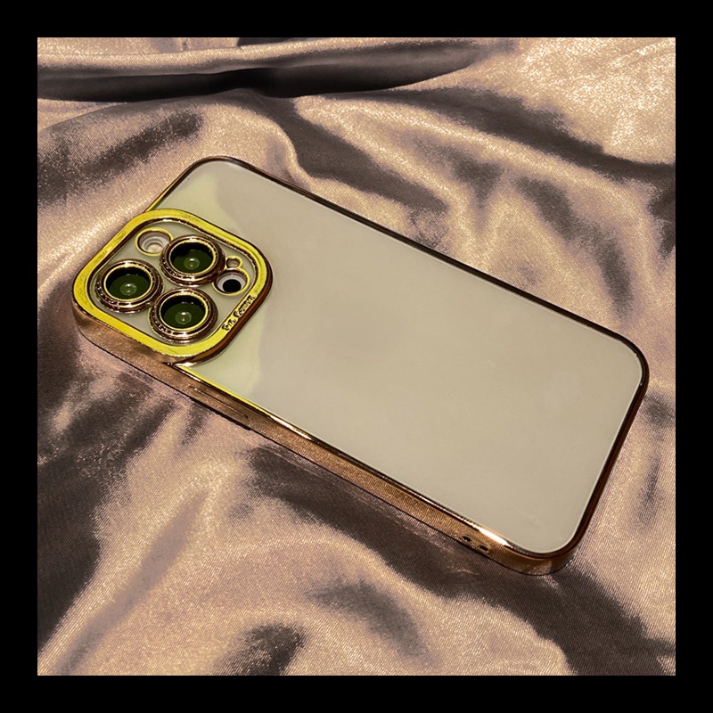 Ốp Điện Thoại Silicon Mềm Trong Suốt Chống Sốc Viền Vuông Sang Trọng Cho iPhone 13 12 Mini 11 Pro Max X XR XS 7 8 Plus SE2022
