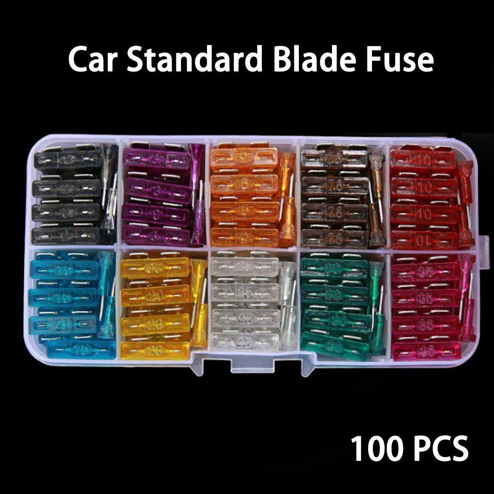 Set 100 Cầu Chì ATC ATO ATM Dành Cho Ô Tô / Xe Tải / Tàu Thuyền