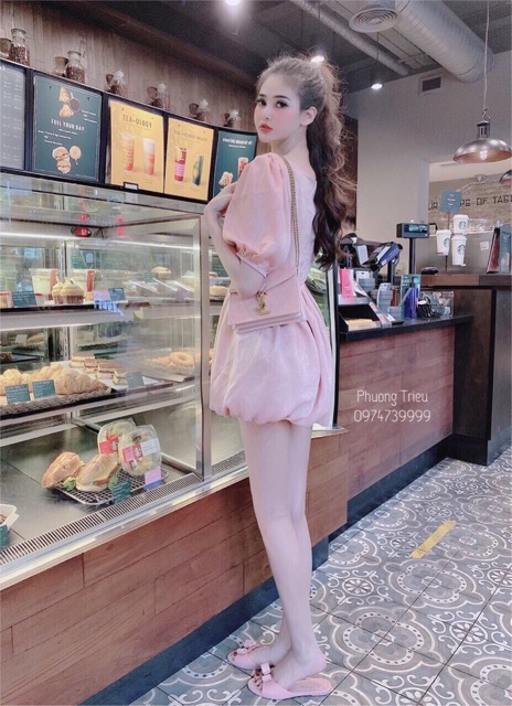 Đầm xoè bí tay phồng ( kèm video,ảnh thật) | BigBuy360 - bigbuy360.vn