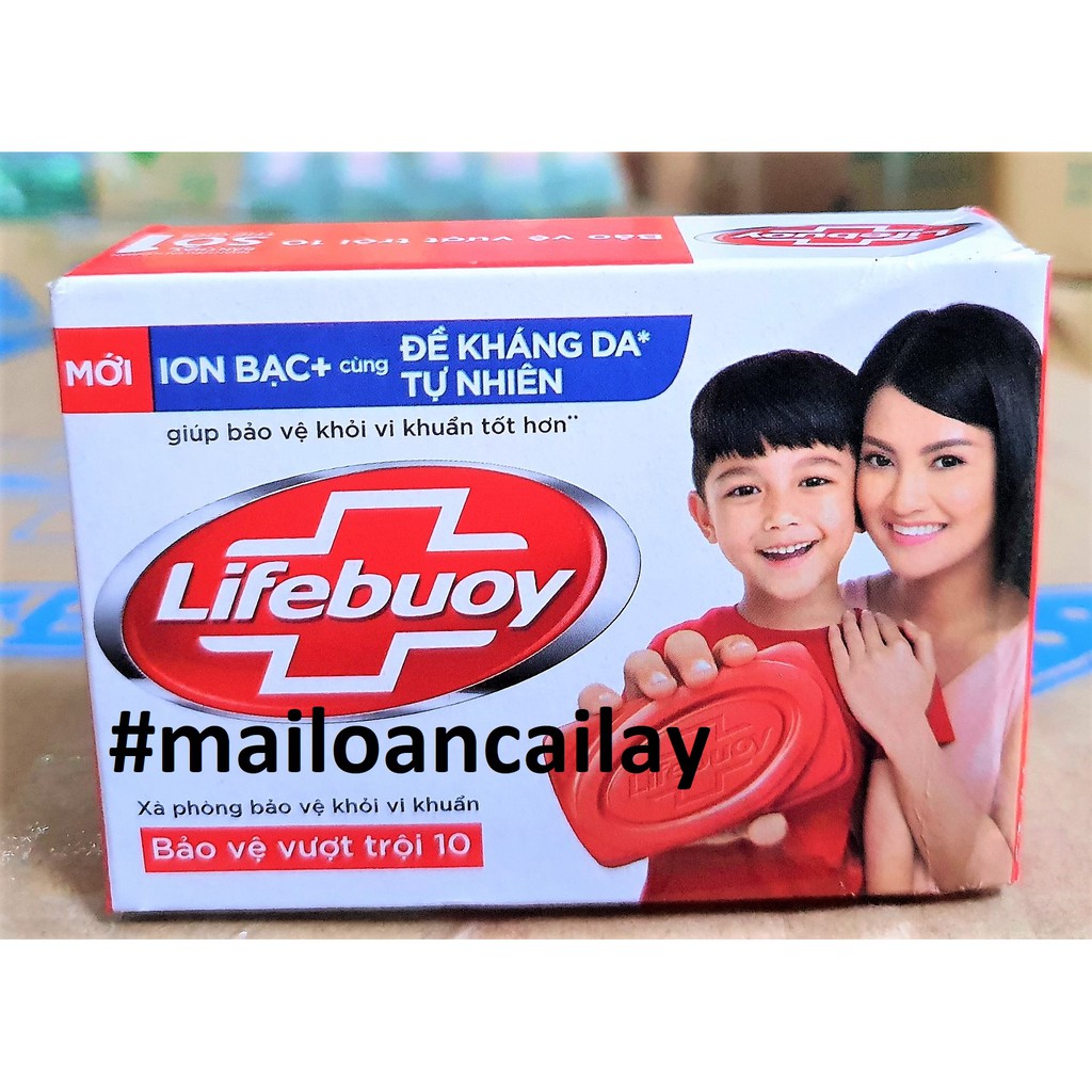 Xà bông cục Lifebuoy 90g đủ màu Đỏ Bảo Vệ Vượt Trội