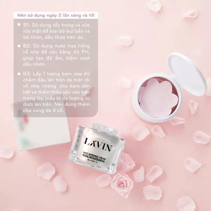 KEM FACE LAVIN DƯỠNG TRẮNG DA, BÍ QUYẾT SỞ HỮU LÀN DA TRẮNG HỒNG - Mymy Cosmetic