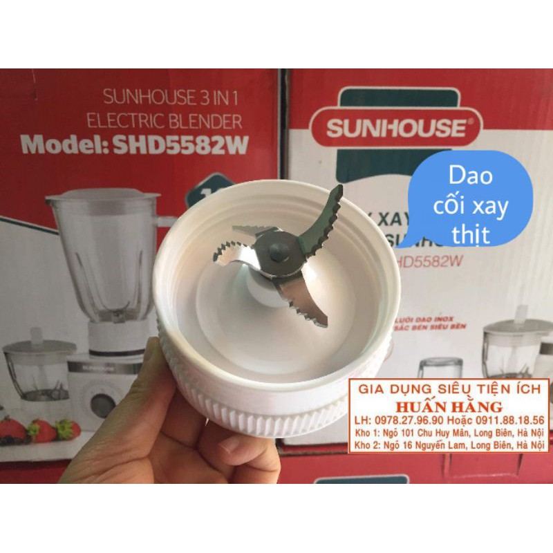 Cốc nhỡ cối xay thịt máy xay Sunhouse SHD5582W SHD5580