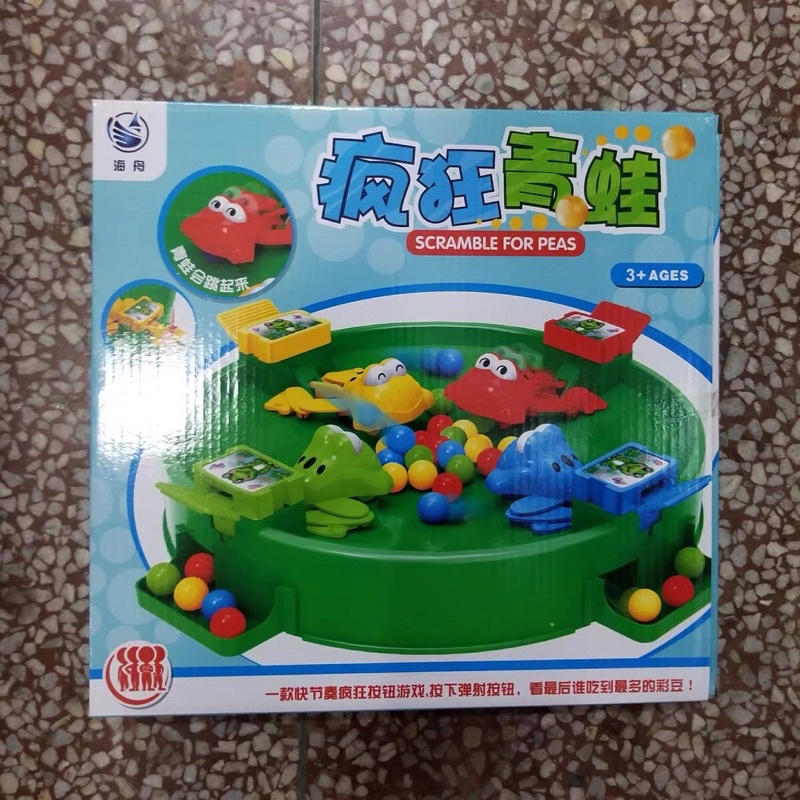 Tró chơi ếch ăn kẹo, ếch gắp hạt tương loại lớn vui nhộn cho cả gia đình