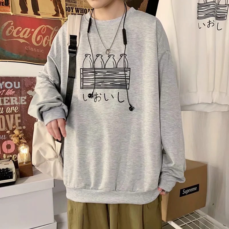 Áo thun dài tay in họa tiết thời trang đơn giản thời trang cho cặp đôi (s-5xl) | BigBuy360 - bigbuy360.vn