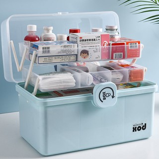 Hộp Đựng Thuốc Cỡ Lớn Nhiều Ngăn Tiện Dụng Cho Gia Đình