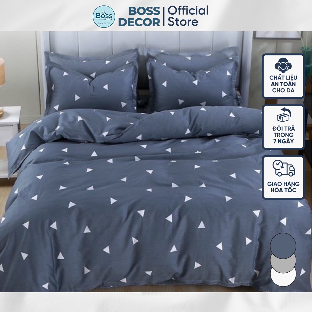 Vỏ chăn cotton poly Bo Decor lồng được ruột nhiều mẫu