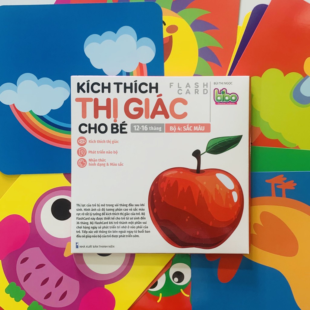 Bộ Thẻ Flashcard Kích Thích Thị Giác Cho Bé Phát Triển Não Bộ